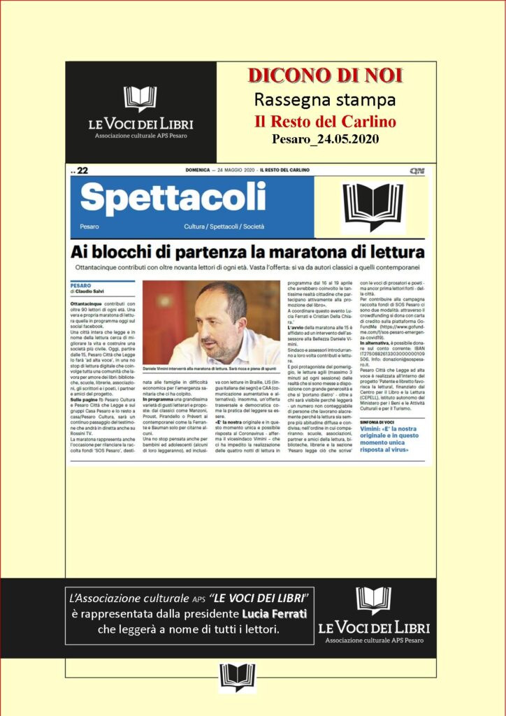 12_2020.05.24_Il Resto del Carlino_Solidea Vitali Rosati