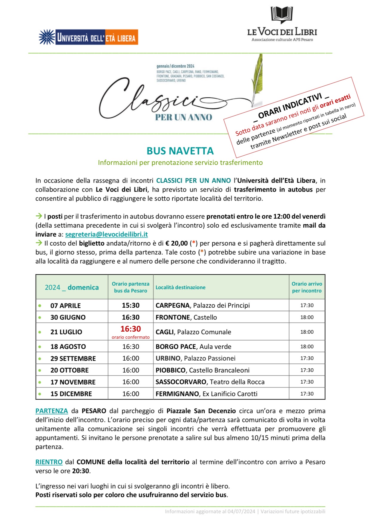 ORARI BUS NAVETTA_aggiornato al 04.07.24