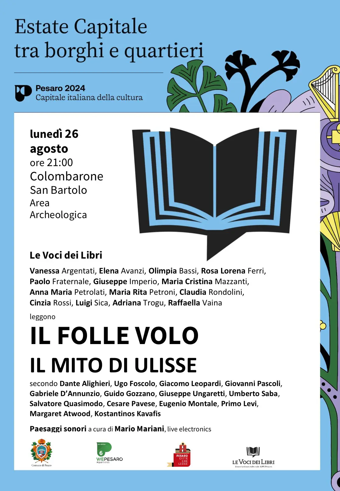le-voci-dei-libri-galleria-2024-estate-tra-borghi-e-quartieri-26-agosto-il-folle-volo-locandina