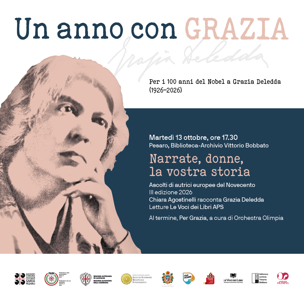 Deledda_13 ottobre_Un anno con Grazia